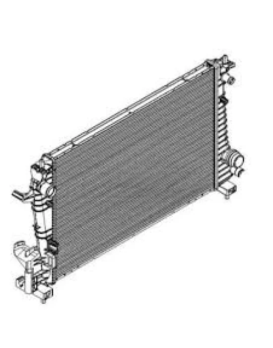RADYATÖR 354800 AVEO KALOS (480x418x16) BRAZING MT