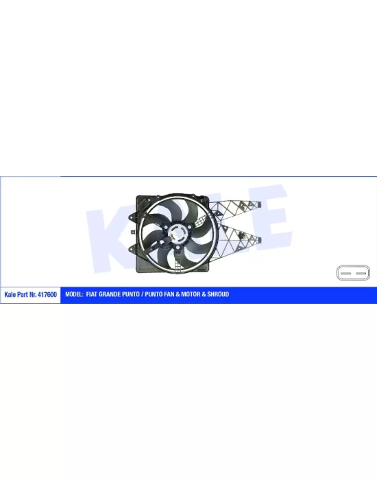 FAN MOTORU 417600 GRANDE PUNTO 1.3D 05-> DAVLUMBAZLI