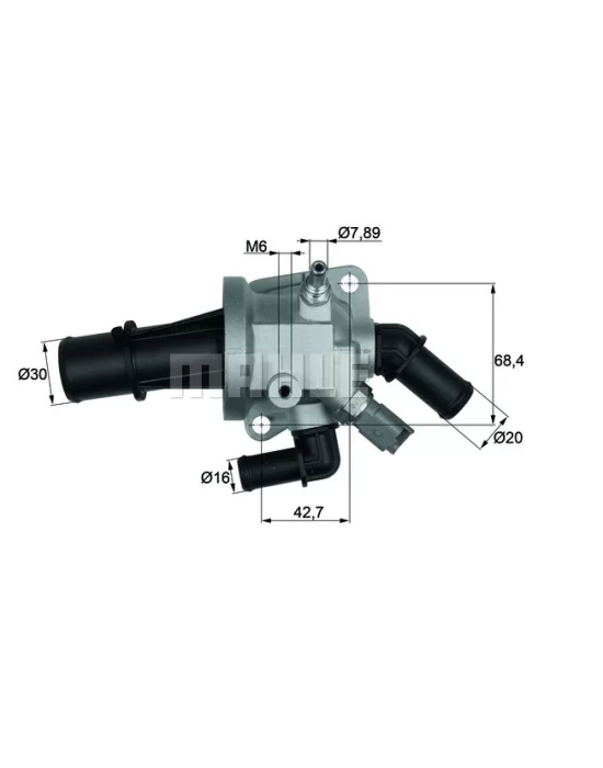 TERMOSTAT G852.88 MÜŞÜRLÜ ALBEA 1.3 JTD CORSA-C 1.3 CDTI