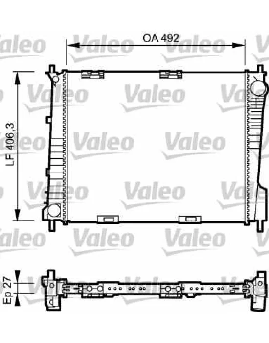 RADYATÖR 734462 CLIO III-MODUS (04-) 1.5DCI 1.4-1.6 16V KLİMALI MEKANİK