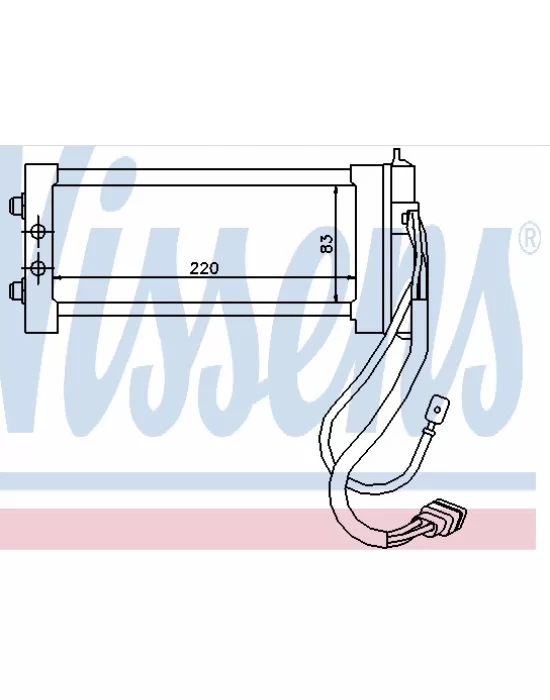 KALORİFER ISITICI 812209 P406 (99-) C2 C3 P107 P207 SCENIC-II