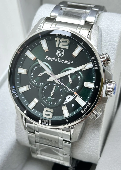 Sergio Tacchini Metal Kordon Foknsiyonlu Erkek Kol Saati