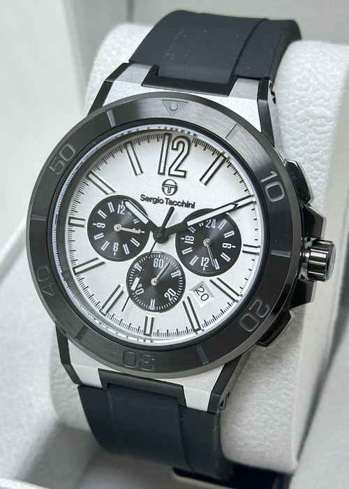 Sergio Tacchini Silikon Kordon Foknsiyonlu Erkek Kol Saati