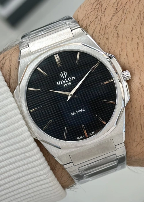 Hislon ILKCL127S-04SS Orijinal Çelik Kordon Erkek Kol Saati