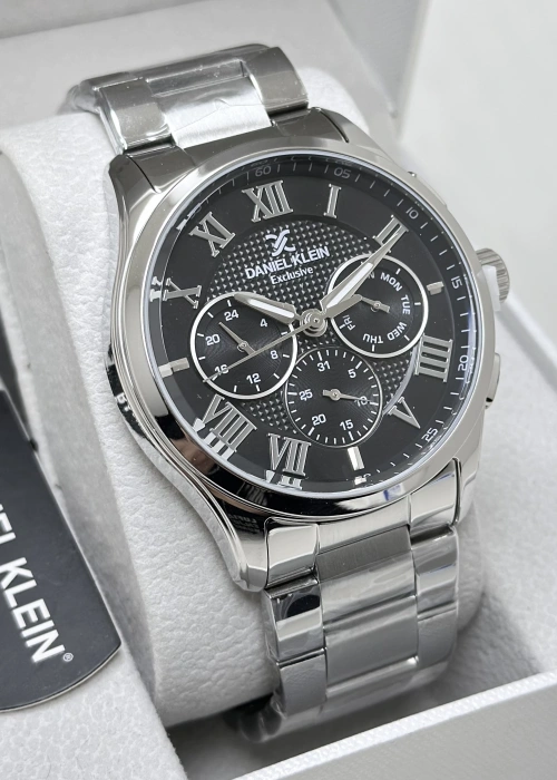 Daniel Klein Orijinal 2 Yıl Garantili Metal Kordon Fonksiyonlu Erkek Kol Saati ILK1044H7