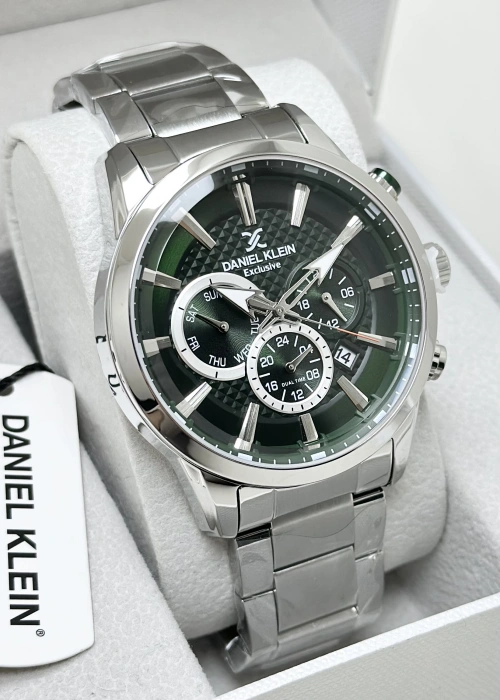 Daniel Klein Metal Kordon Su Geçirmez Yeşil Kadran Erkek Kol Saati ILK13525O3