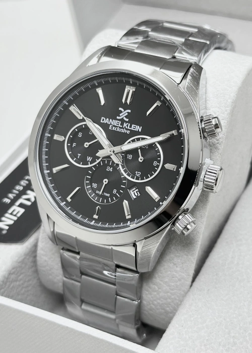 Daniel Klein Orijinal 2 Yıl Garantili Su Geçirmez Çelik Kordon Fonksiyonlu Erkek Kol Saati ILK14259N2