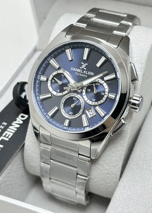 Daniel Klein Orijinal 2 Yıl Garantili Su Geçirmez Çelik Kordon Fonksiyonlu Erkek Kol Saati ILK13808-8