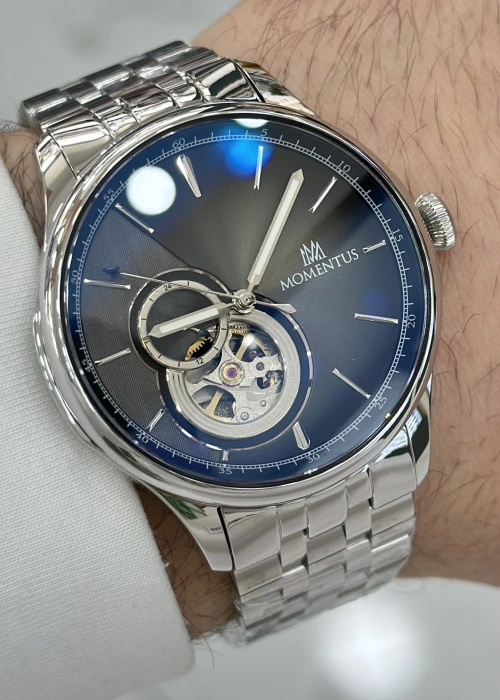 Momentus Orijinal Çelik Kordon Otomatik Su Geçirmez Erkek Kol Saati ILKMM102S-16SS