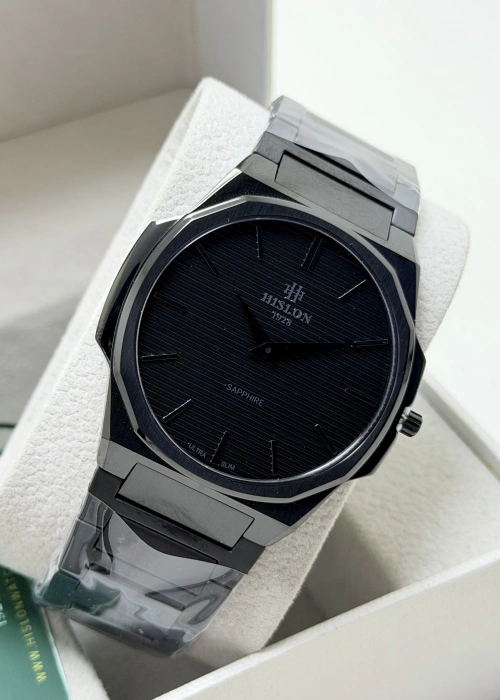 Hislon Orijinal Çelik Kordon Ultra Slim Erkek Kol Saati ILKCL127B-04SB