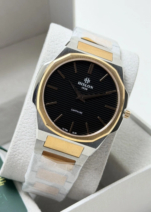 Hislon Orijinal Çelik Kordon Ultra Slim Erkek Kol Saati ILKCL130T-04SR