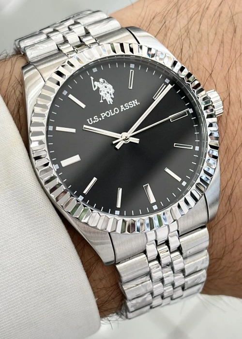 U.S.POLO ASSN Çelik Kordon 5Atm Suya Dayanıklı 2 Yıl Garantili Erkek Kol Saati USPA1111-05