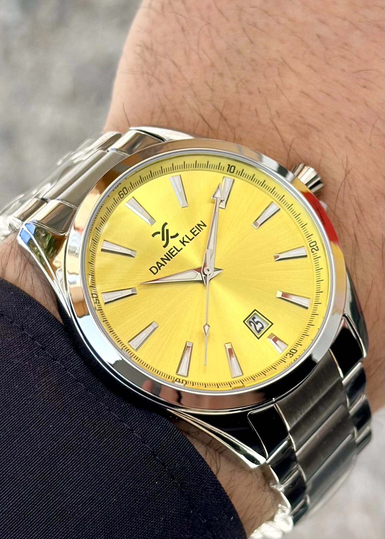 Daniel Klein Çelik Kordon Sarı Erkek Kol Saati