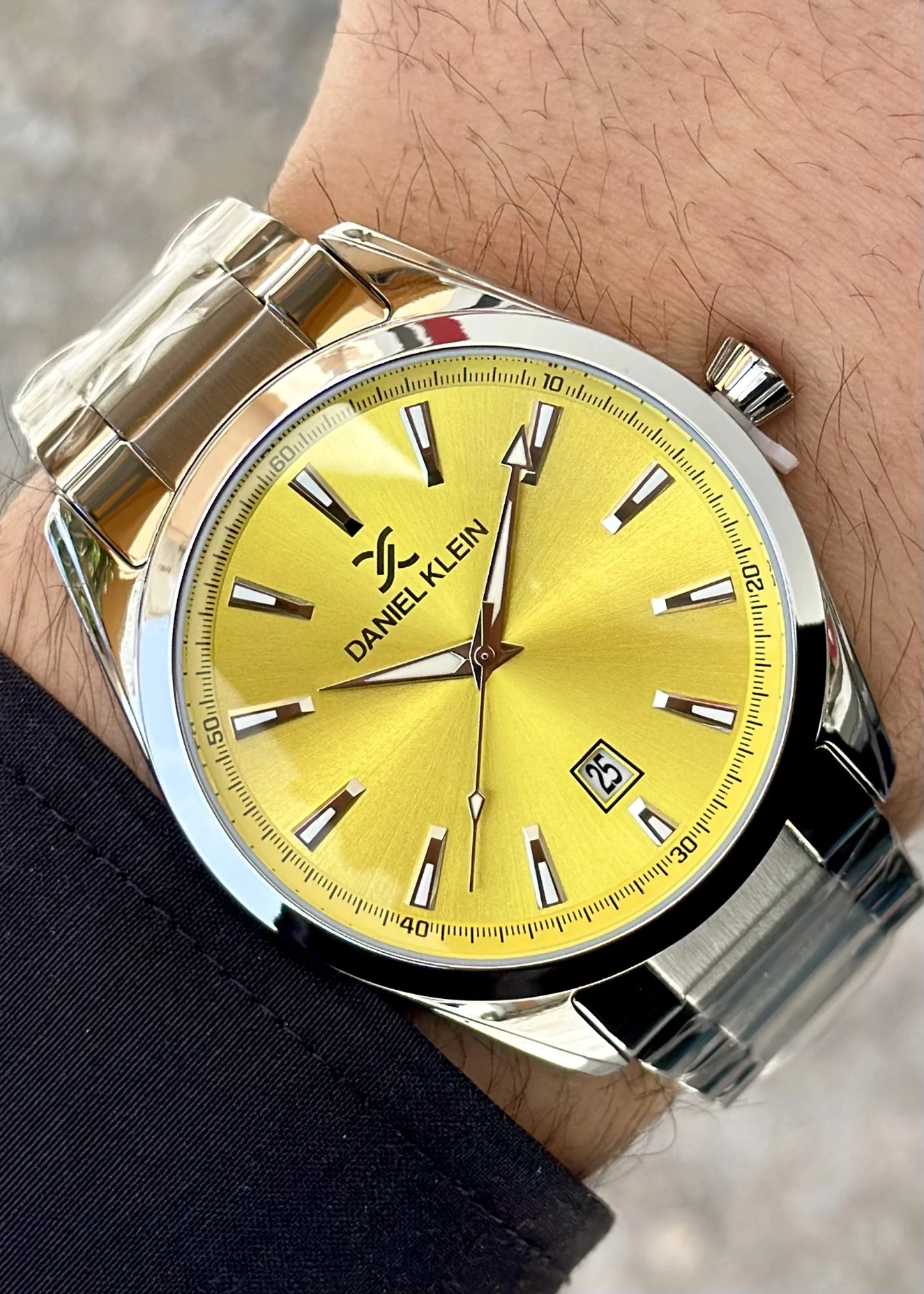 Daniel Klein Çelik Kordon Sarı Erkek Kol Saati