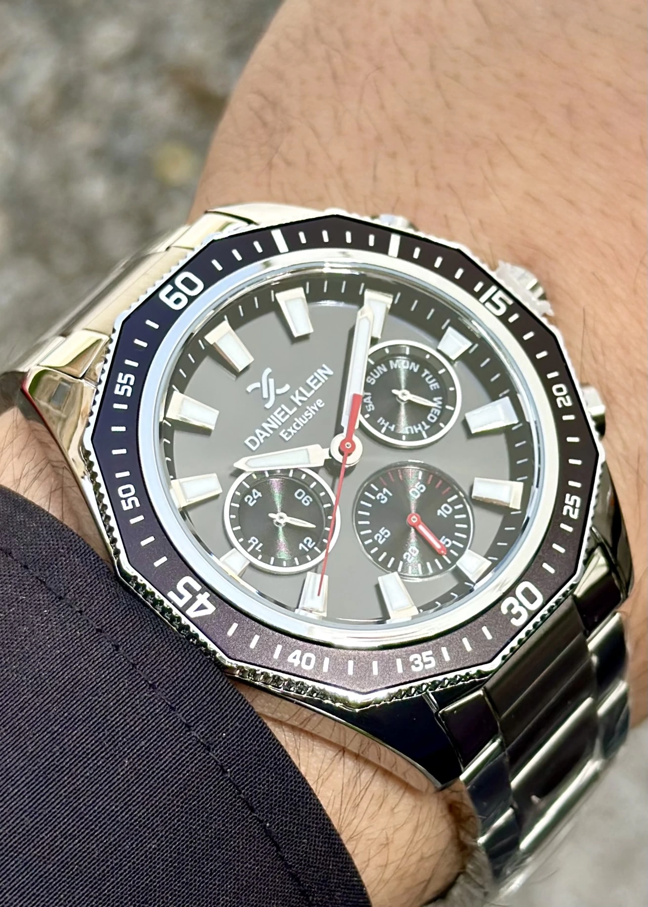 Daniel Klein Çelik Kordon Fonksiyonlu Erkek Kol Saati