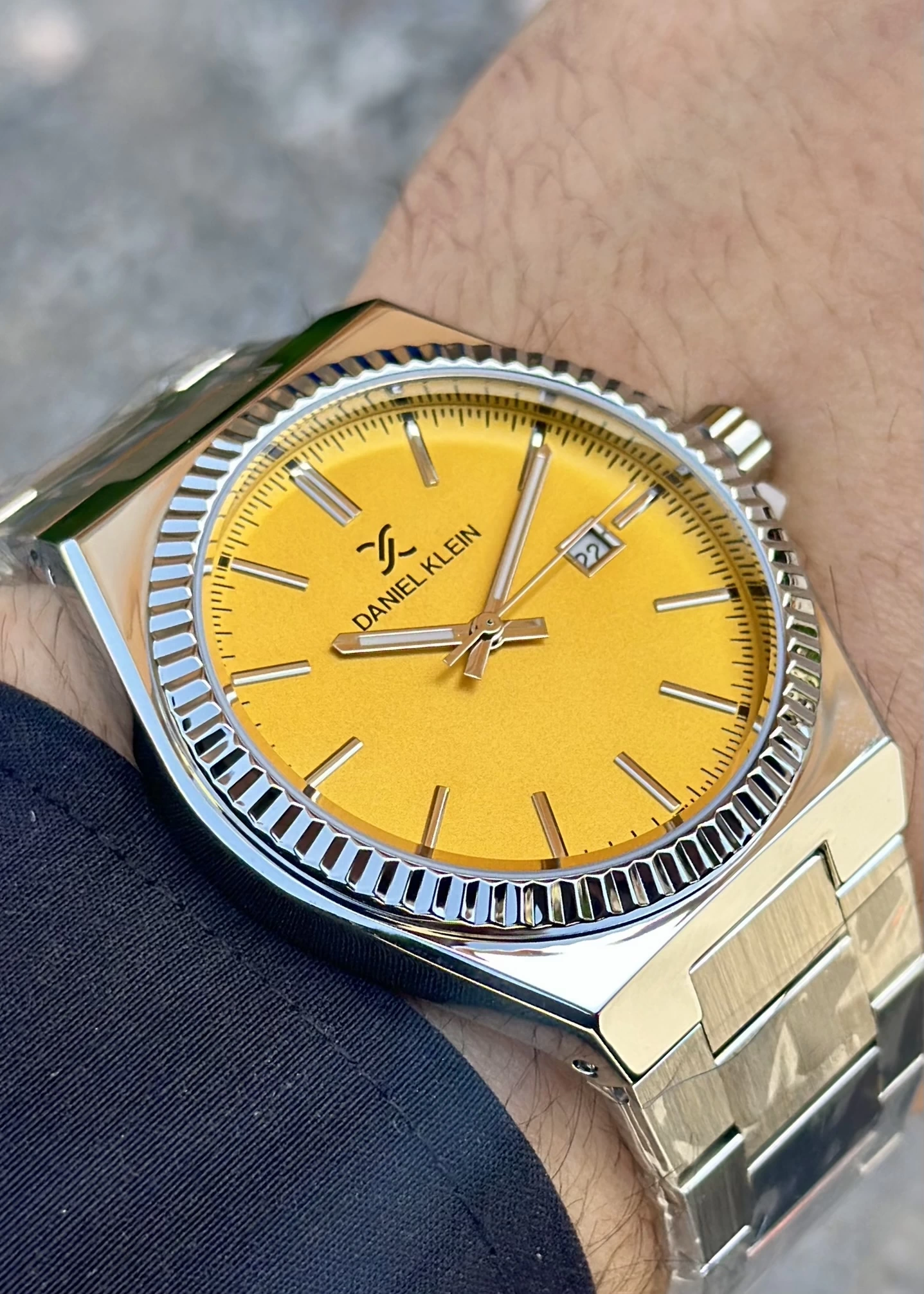Daniel Klein Çelik Kordon Sarı Erkek Kol Saati