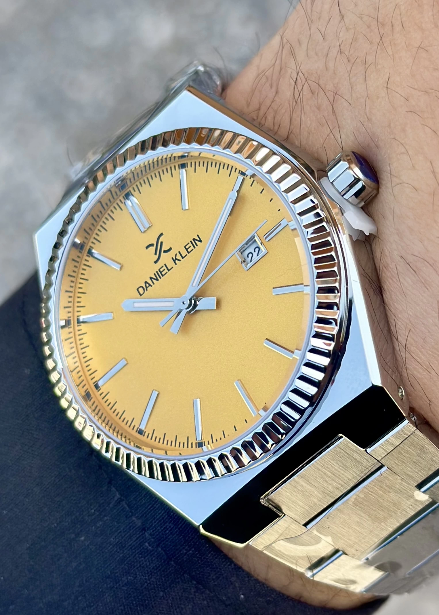 Daniel Klein Çelik Kordon Sarı Erkek Kol Saati