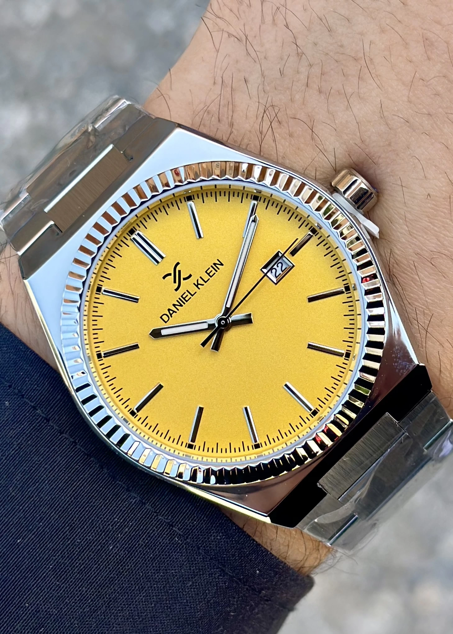 Daniel Klein Çelik Kordon Sarı Erkek Kol Saati