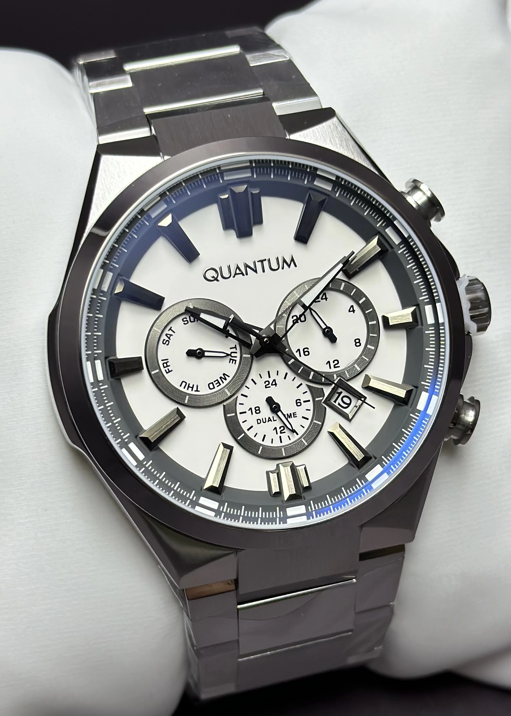 Qunatum Orijinal 2 Yıl Garantili Su Geçirmez Çelik Kordon Fonksiyonlu Erkek Kol Saati