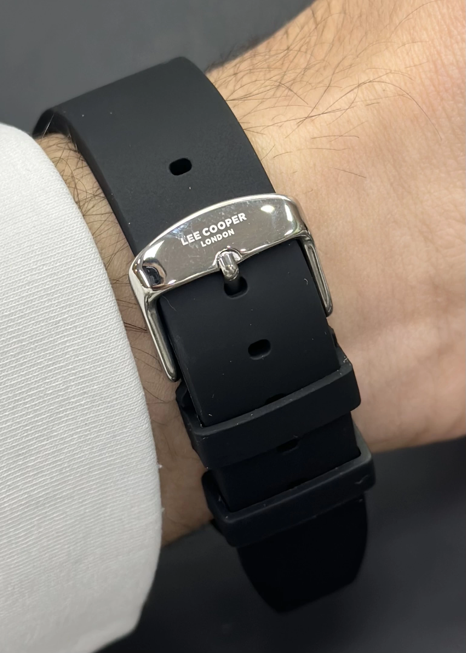 Lee Cooper Orijinal 2 Yıl Garantili Su Geçirmez Silikon Kordon Fonksiyonlu Erkek Kol Saati