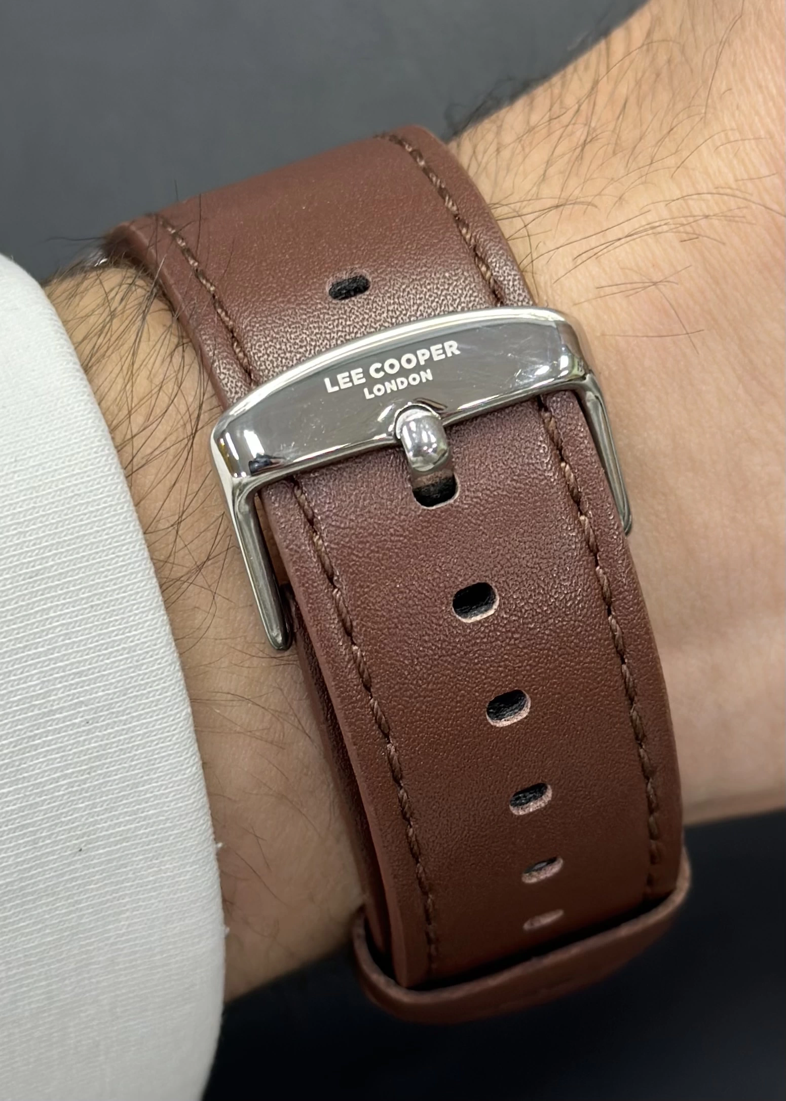 Lee Cooper Orijinal 2 Yıl Garantili Su Geçirmez Deri Kordon Fonksiyonlu Erkek Kol Saati