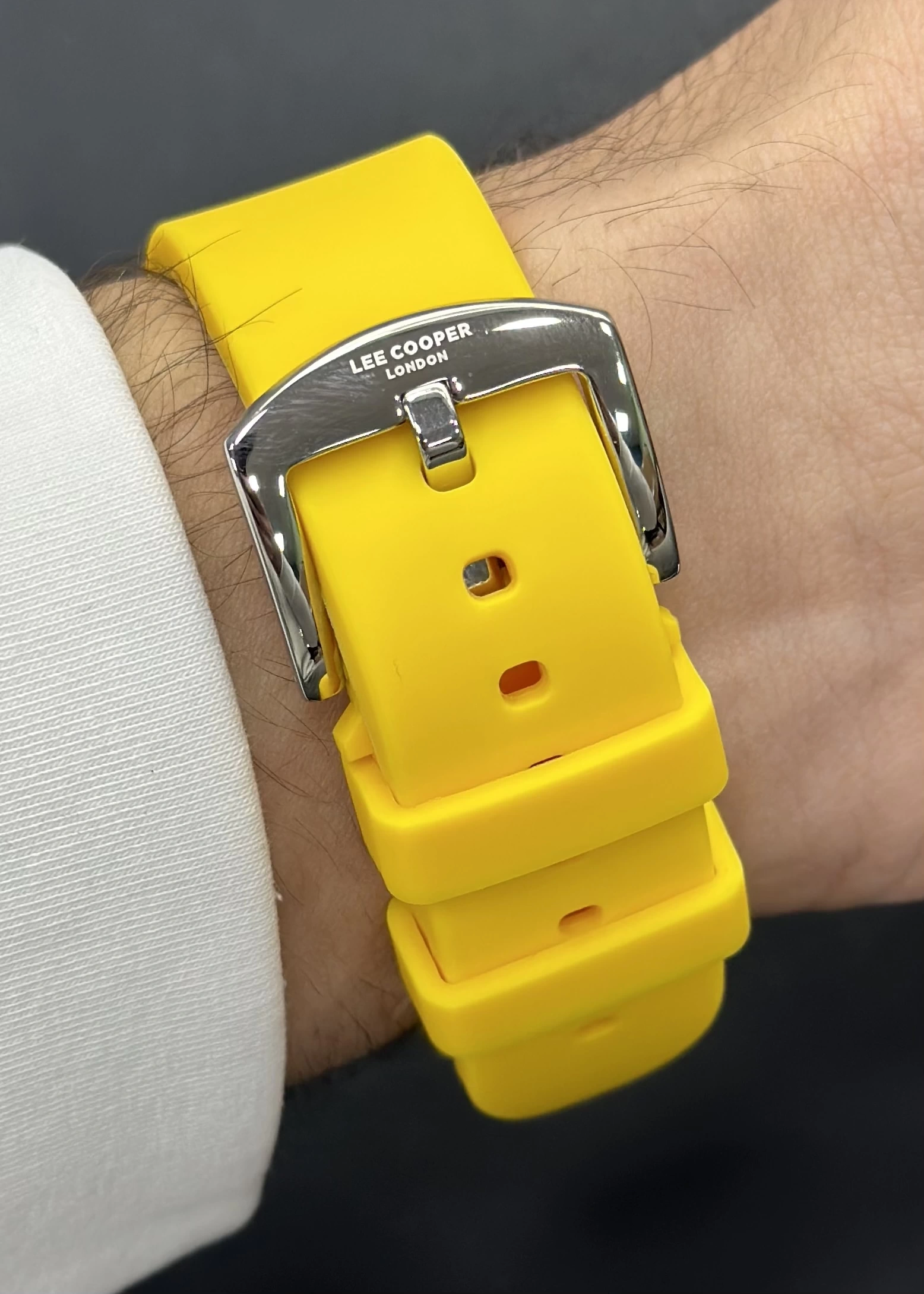 Lee Cooper Orijinal 2 Yıl Garantili Su Geçirmez Silikon Kordon Fonksiyonlu Erkek Kol Saati