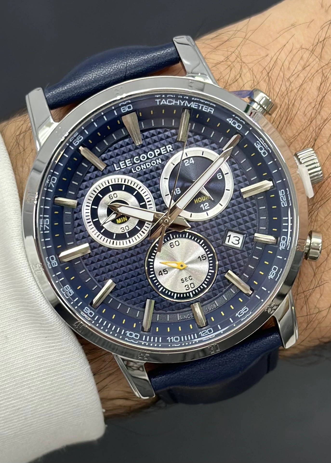 Lee Cooper Orijinal 2 Yıl Garantili Su Geçirmez Deri Kordon Fonksiyonlu Erkek Kol Saati