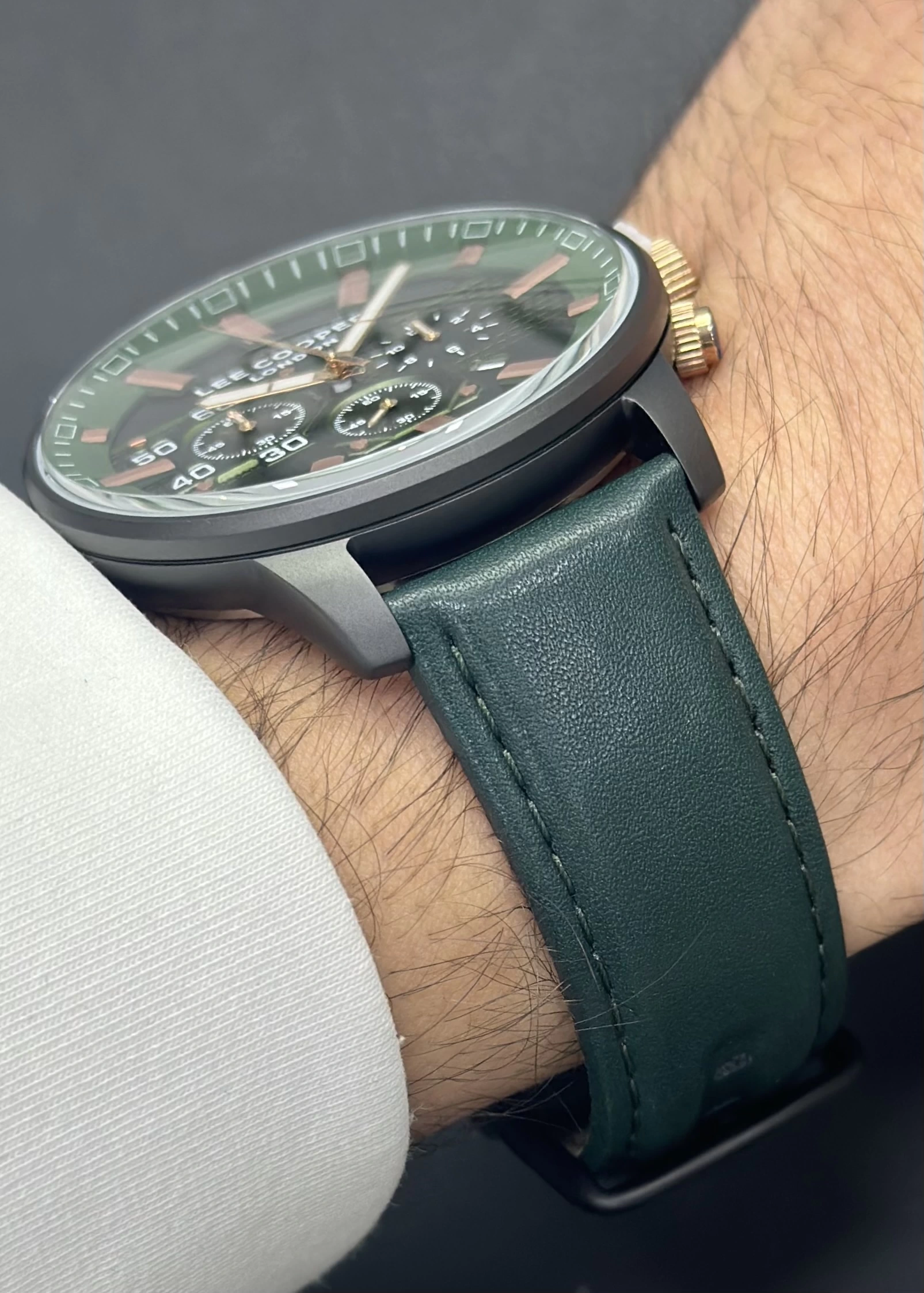 Lee Cooper Orijinal 2 Yıl Garantili Su Geçirmez Deri Kordon Fonksiyonlu Erkek Kol Saati