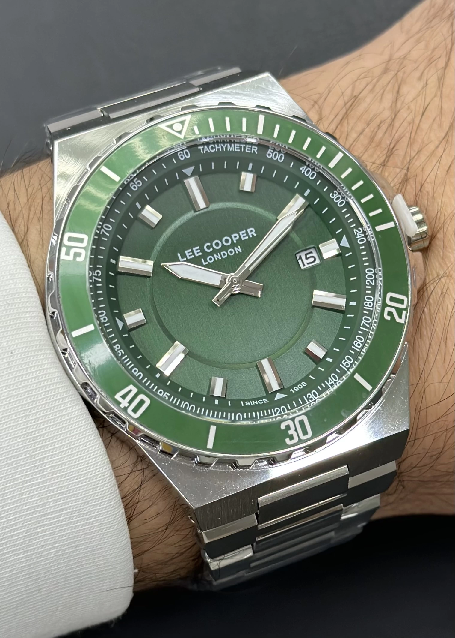 Lee Cooper Orijinal 2 Yıl Garantili Su Geçirmez Metal Kordon Fonksiyonlu Erkek Kol Saati