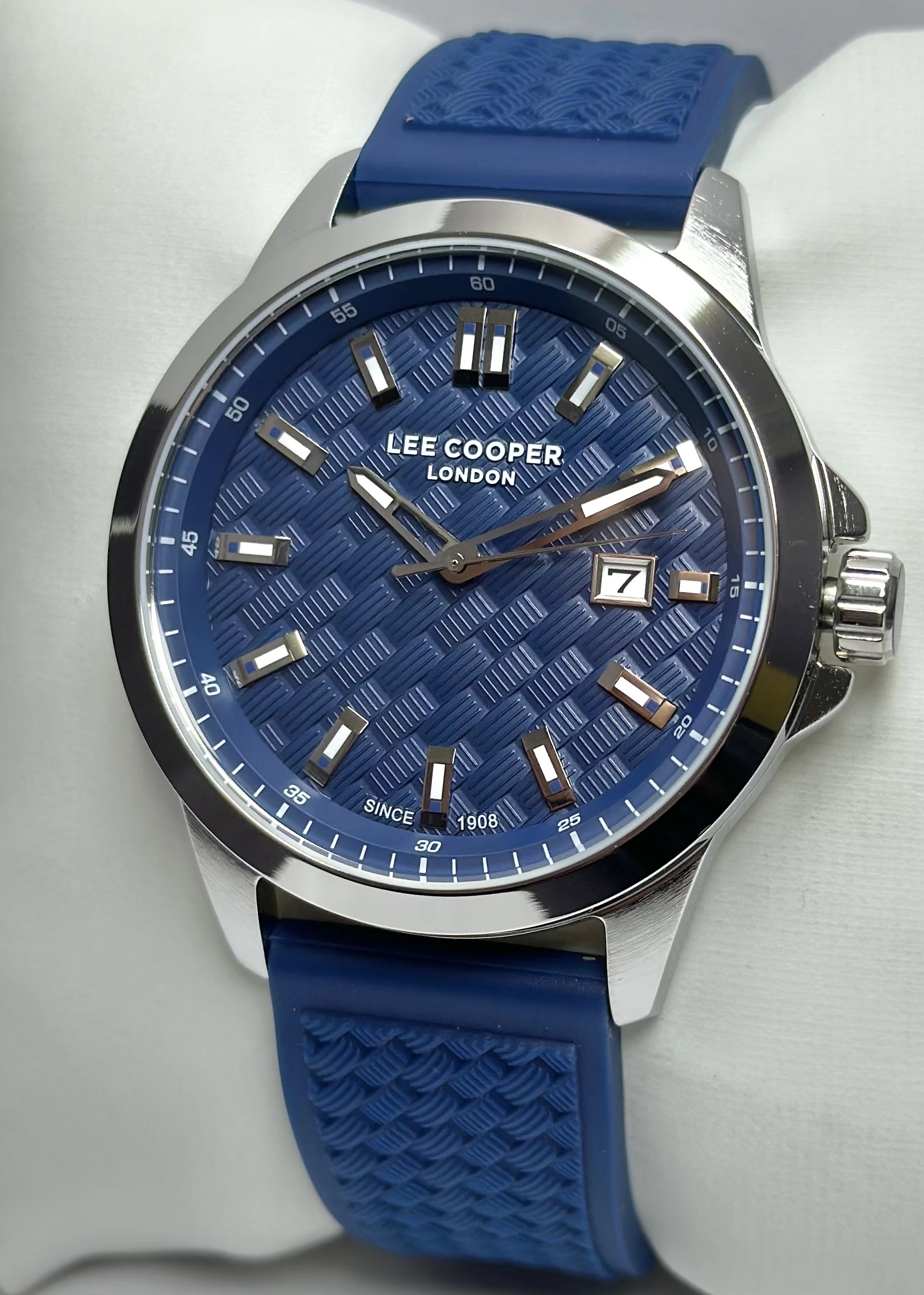 Lee Cooper Orijinal 2 Yıl Garantili Su Geçirmez Silikon Kordon Fonksiyonlu Erkek Kol Saati