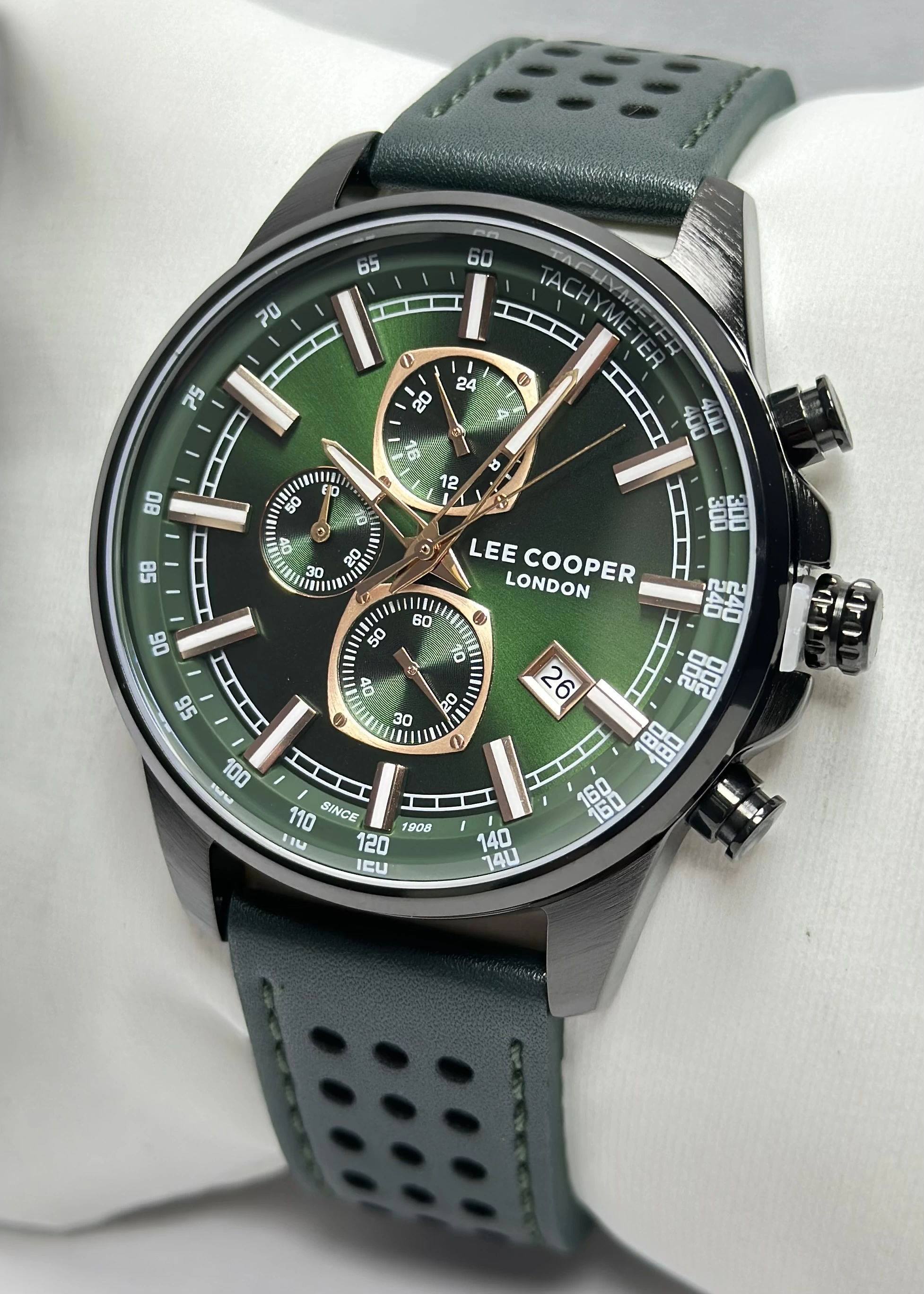 Lee Cooper Orijinal 2 Yıl Garantili Su Geçirmez Deri Kordon Fonksiyonlu Erkek Kol Saati