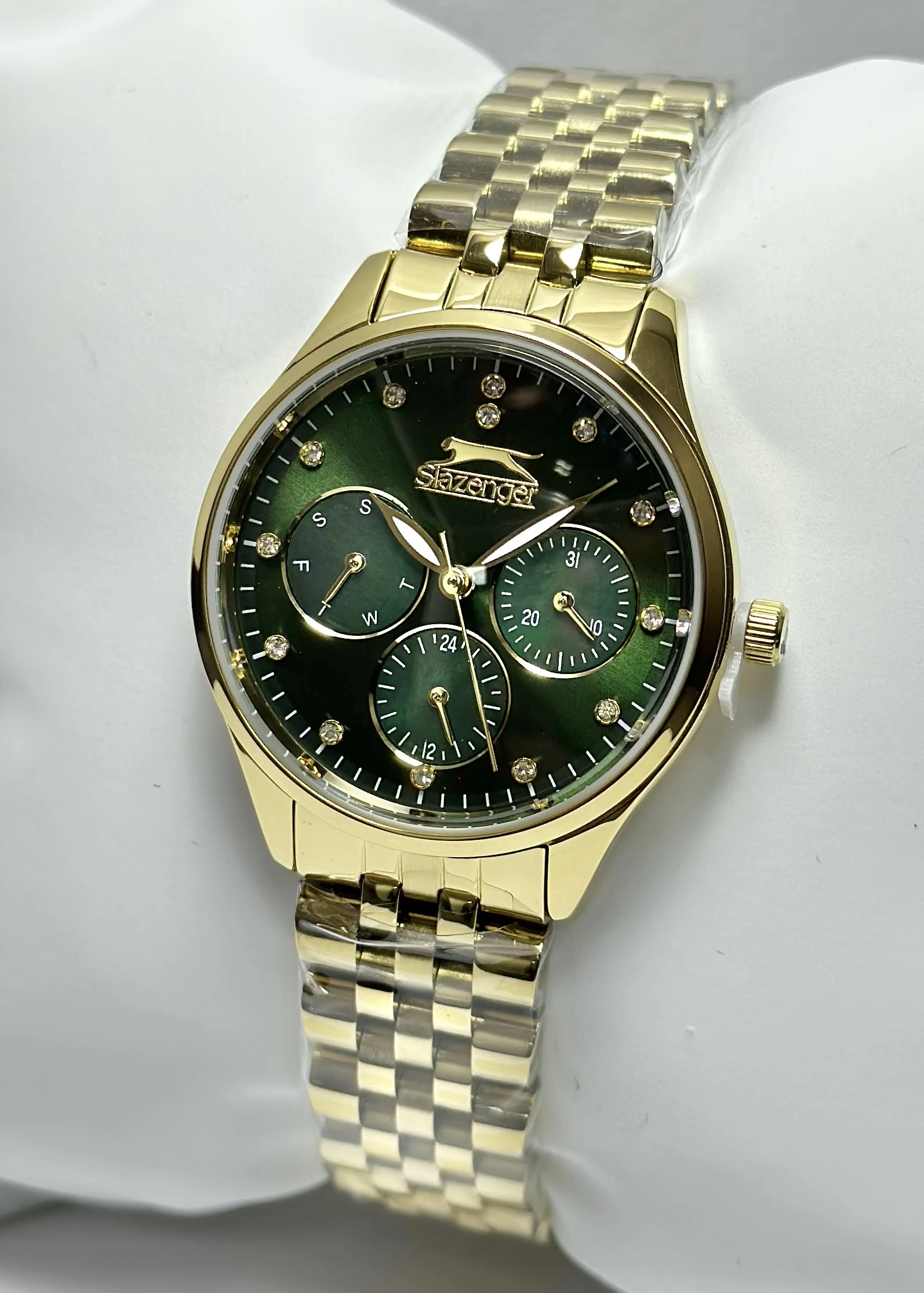 Slazenger Çelik Kordon Fonksiyonlu Kadın Kol Saati