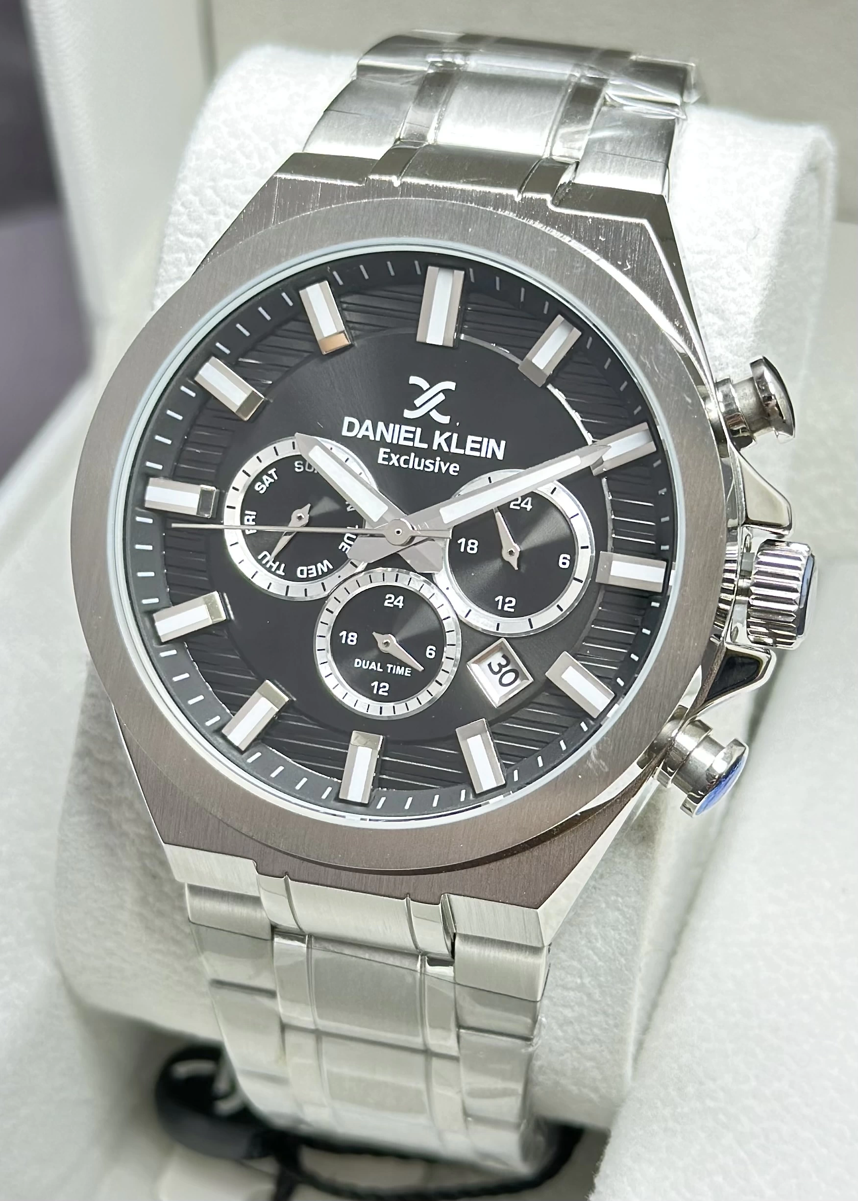 Daniel Klein Orijinal 2 Yıl Garantili Su Geçirmez Çelik Kordon Fonksiyonlu Erkek Kol Saati