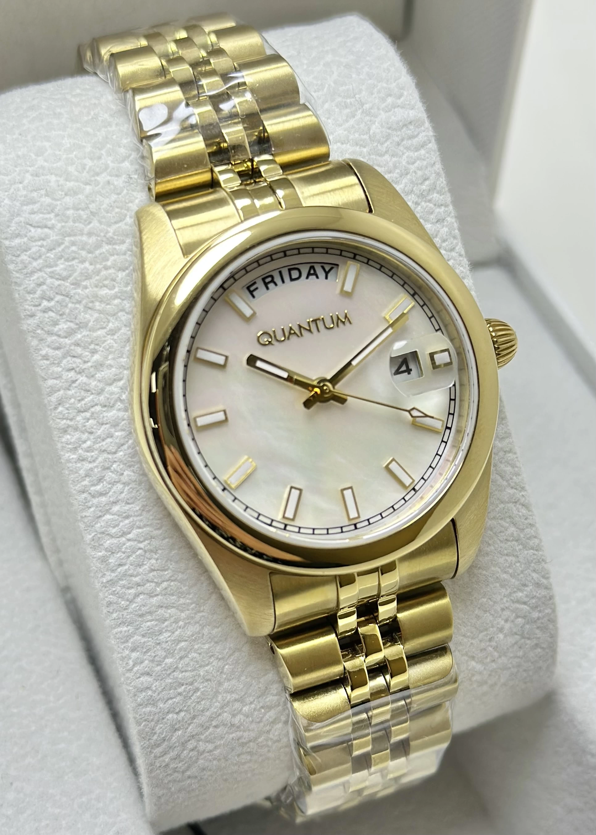 Qunatum Orijinal 2 Yıl Garantili Su Geçirmez Çelik Kordon Kadın Kol Saati