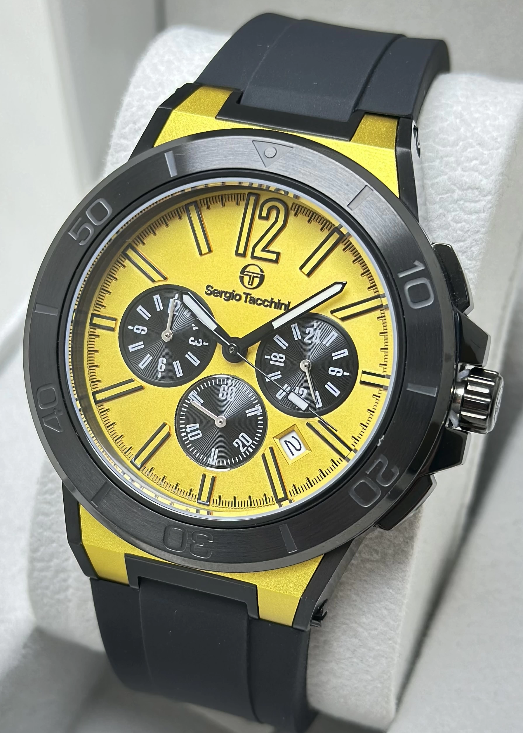 Sergio Tacchini Silikon Kordon Foknsiyonlu Erkek Kol Saati