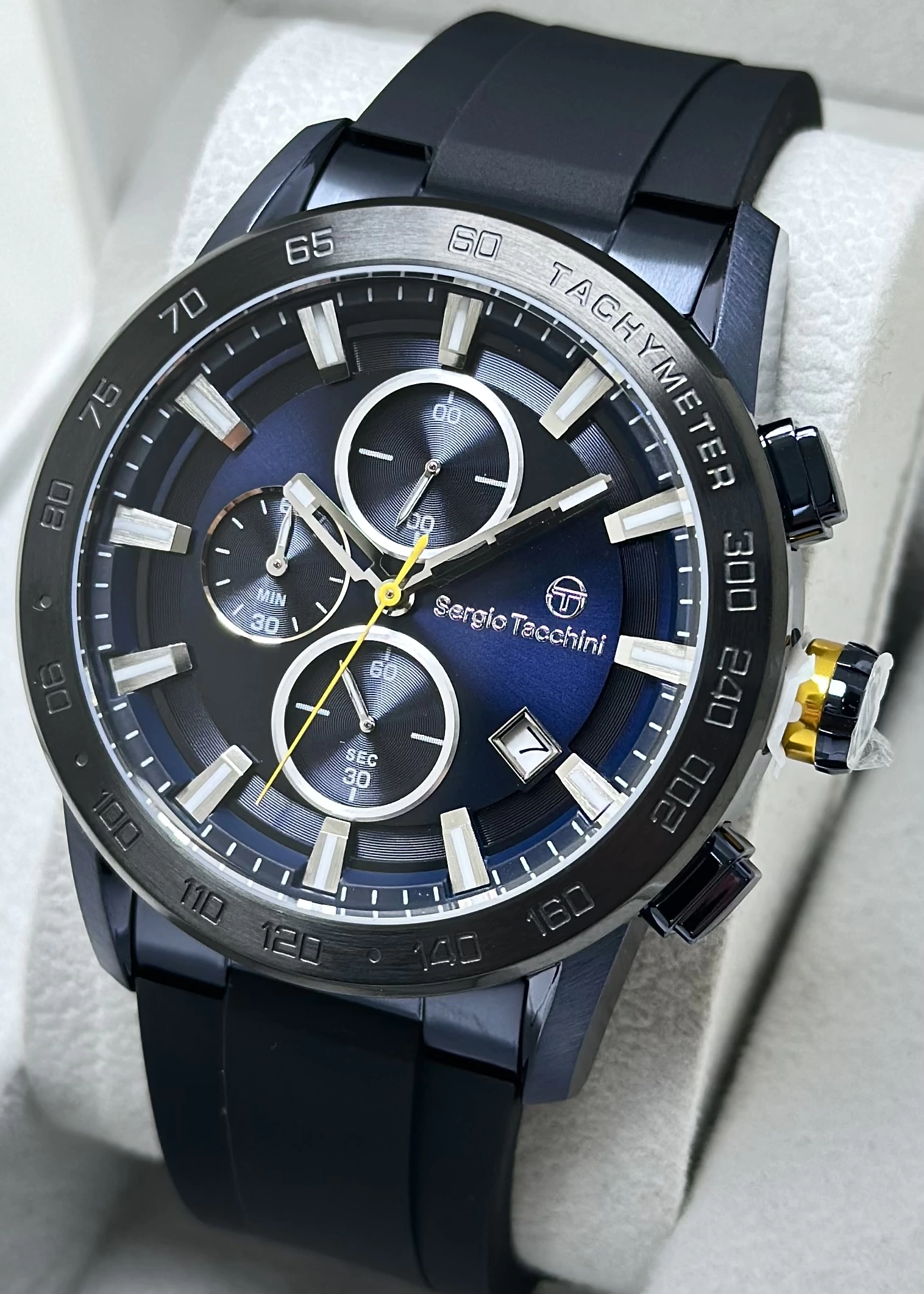 Sergio Tacchini Silikon Kordon Foknsiyonlu Erkek Kol Saati