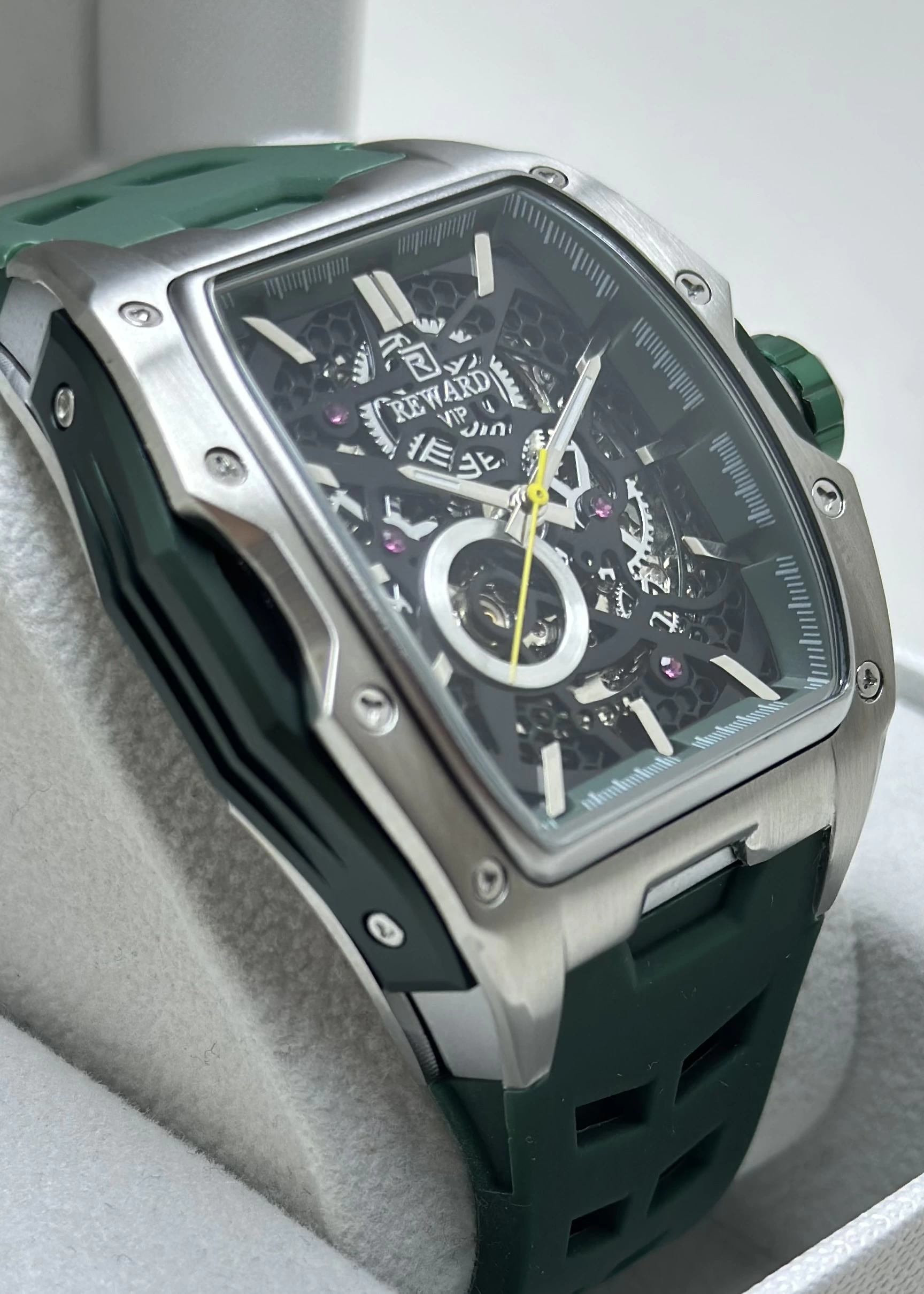 Reward Yeşil Kordon Otomatik Erkek Kol Saati