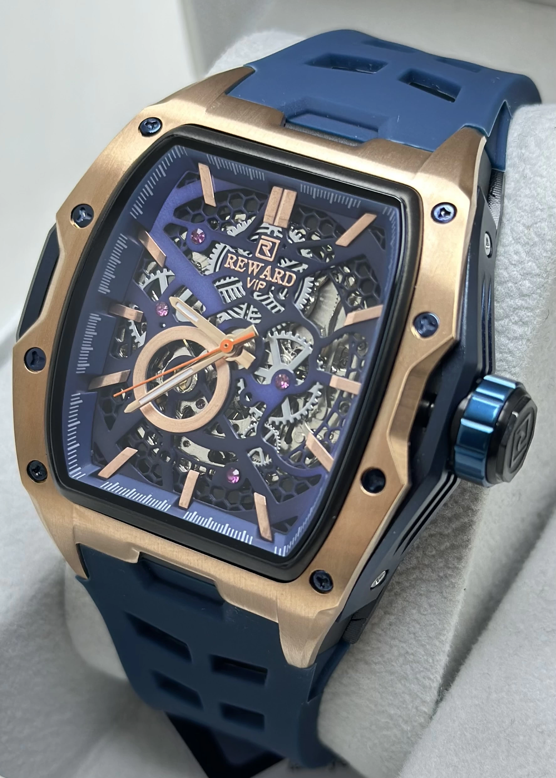 Reward Lacivert Kordon Otomatik Erkek Kol Saati