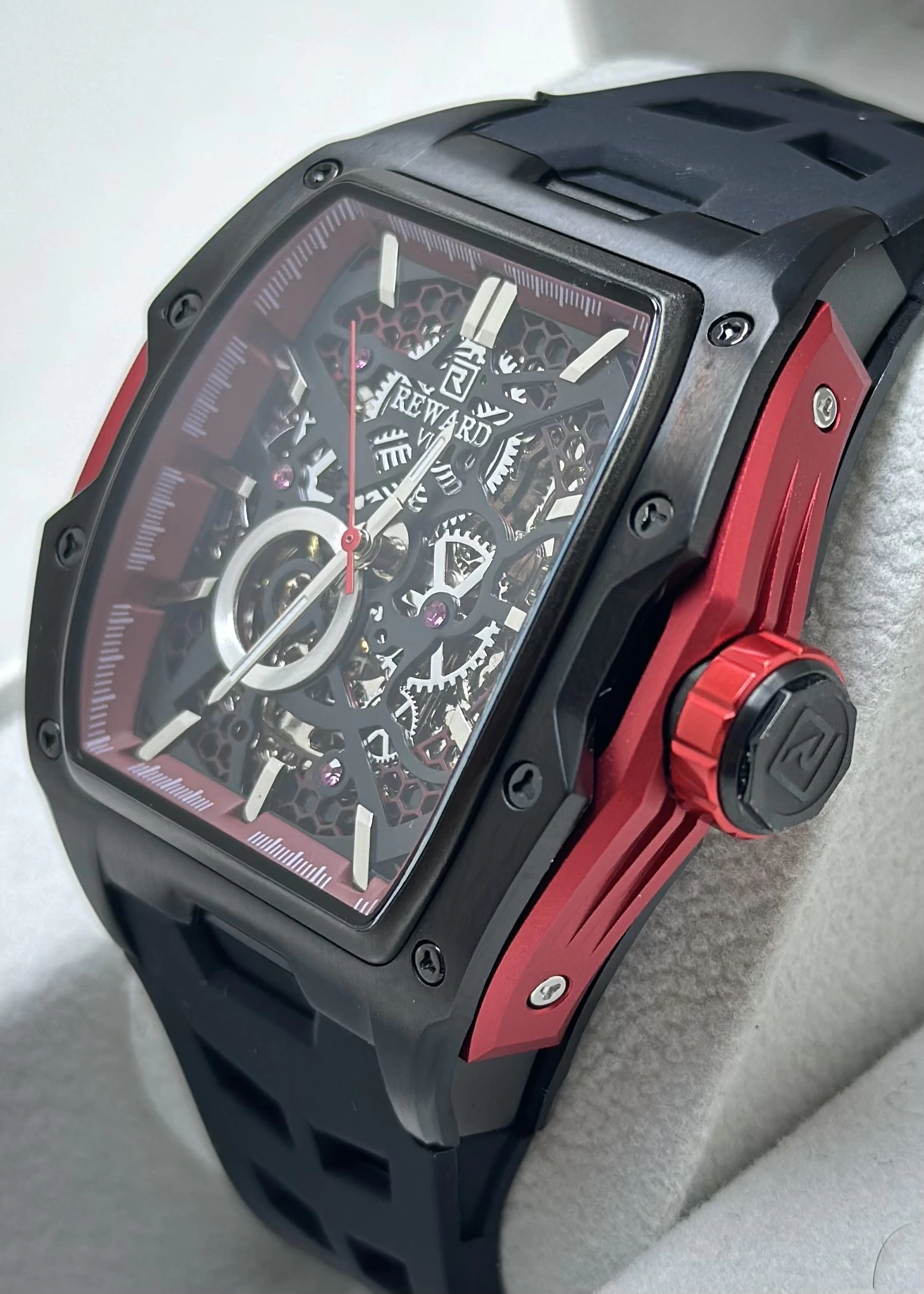 Reward Siyah Kordon Otomatik Erkek Kol Saati