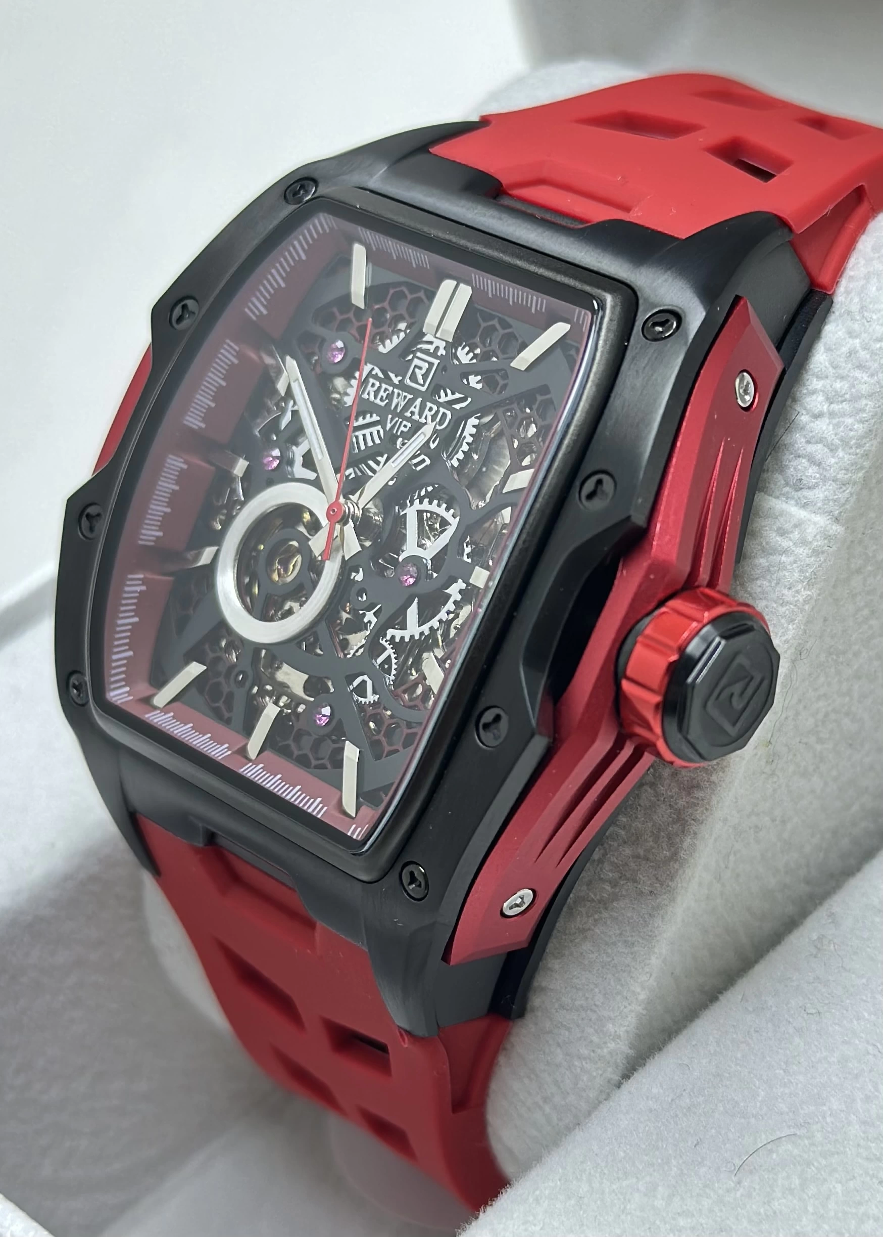 Reward Kırmızı Kordon Otomatik Erkek Kol Saati