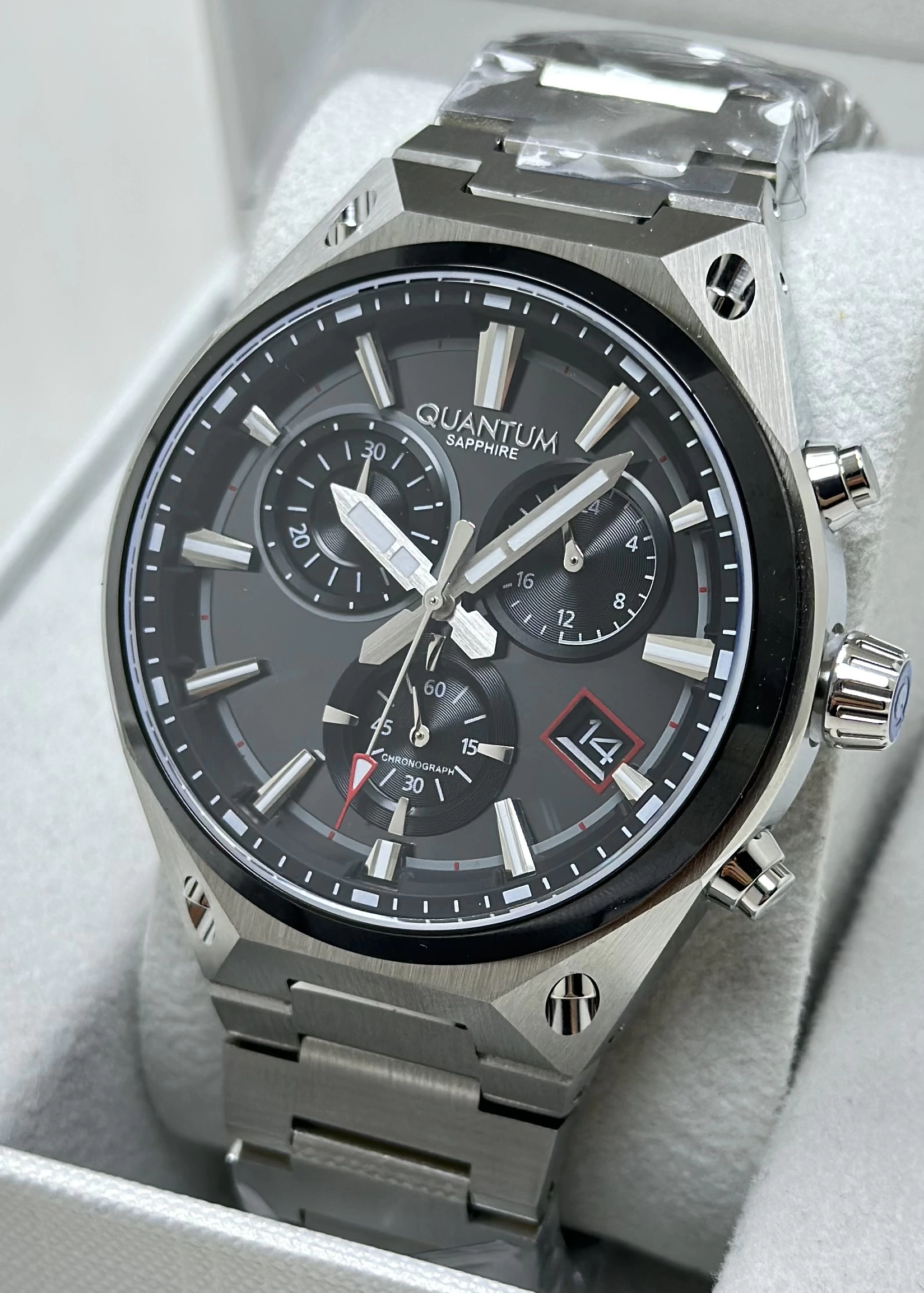 Quantum Çelik Kordon Fonksiyonlu Erkek Kol Saati