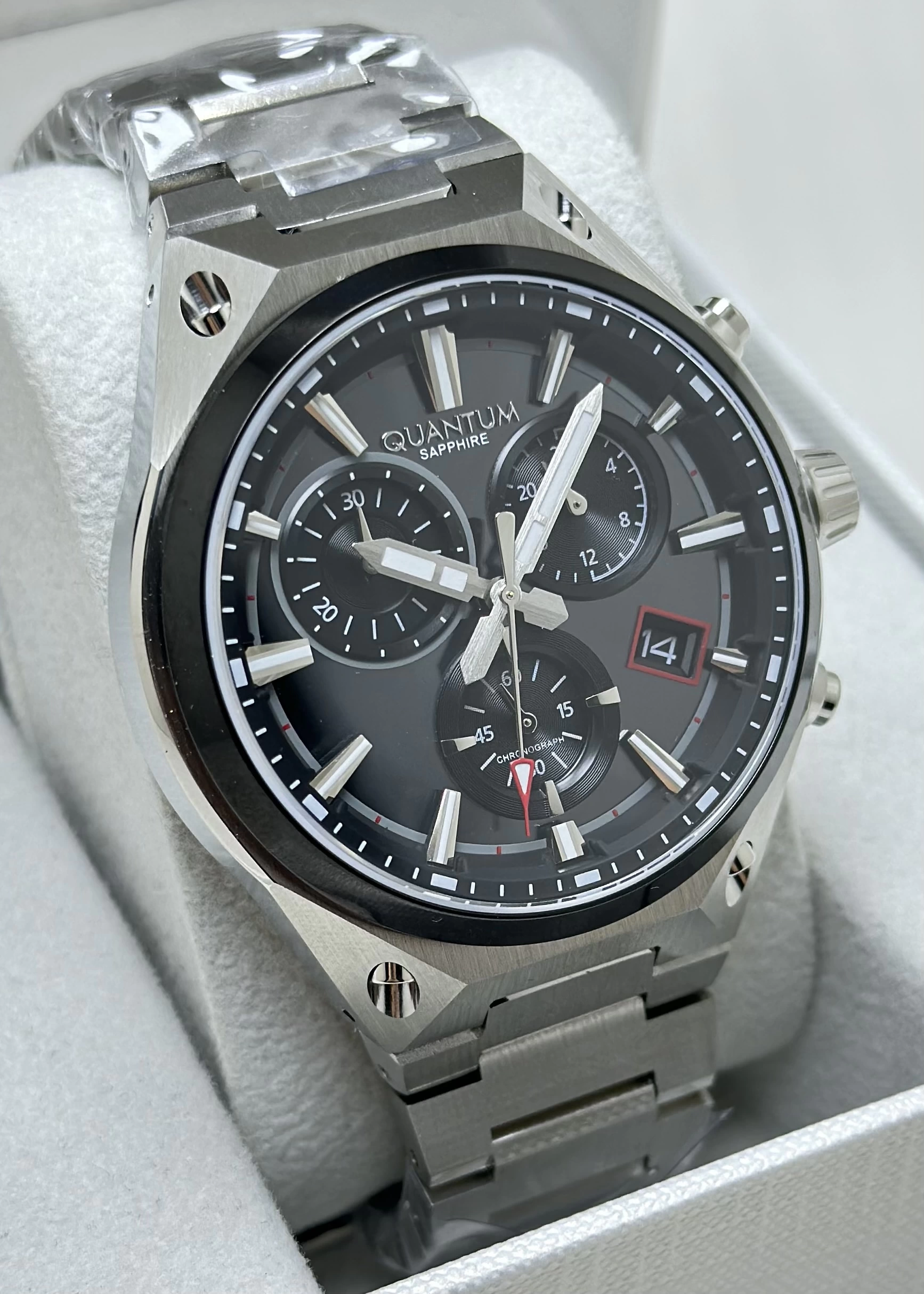 Quantum Çelik Kordon Fonksiyonlu Erkek Kol Saati