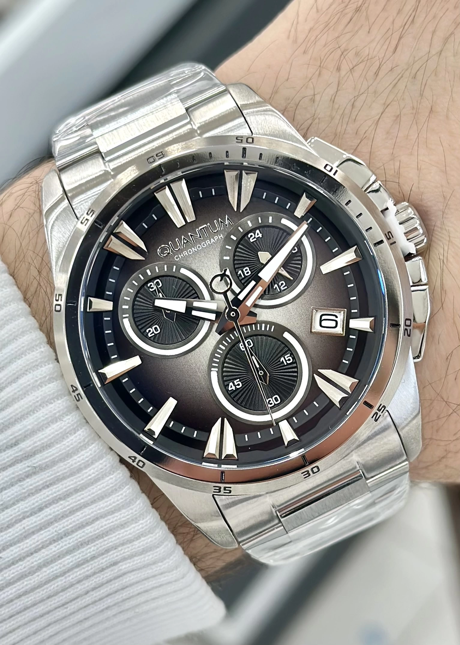 Quantum Orijinal 2 Yıl Garantili Su Geçirmez Çelik Kordon Fonksiyonlu Erkek Kol Saati