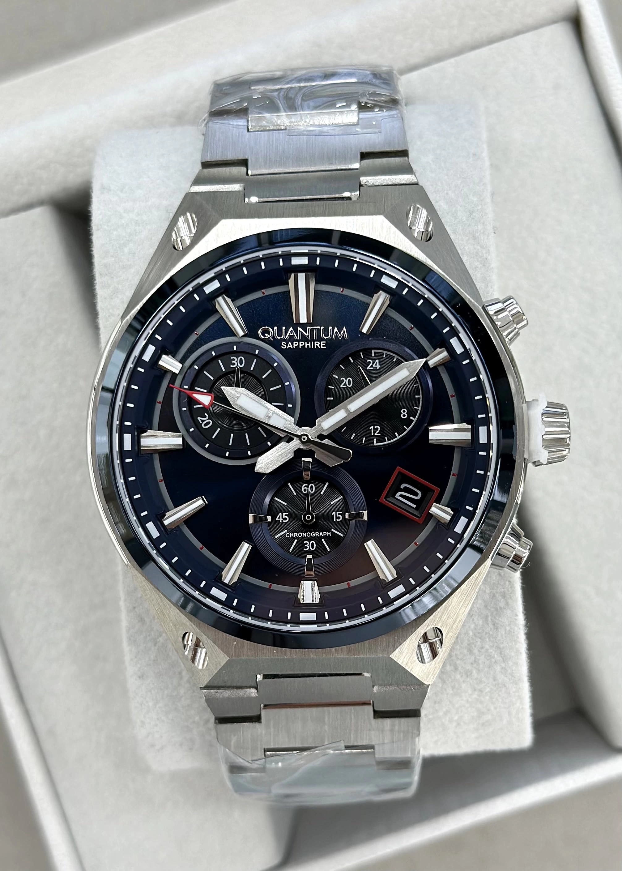 Quantum Orijinal 2 Yıl Garantili Su Geçirmez Çelik Kordon Fonksiyonlu Erkek Kol Saati