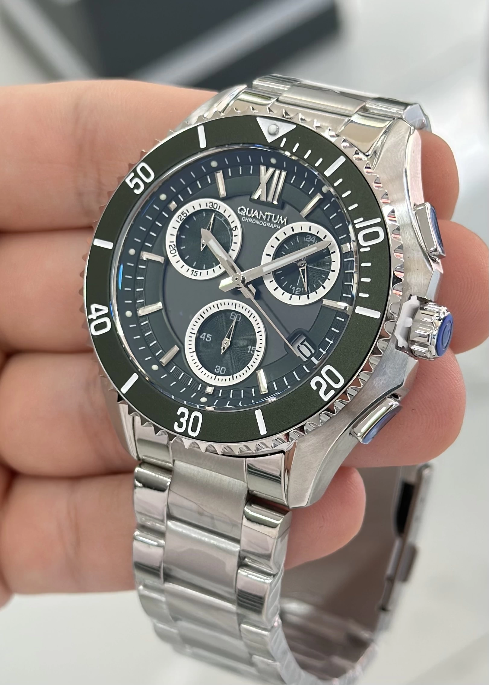 Quantum Çelik Kordon Fonksiyonlu Su Geçirmez Erkek Kol Saati