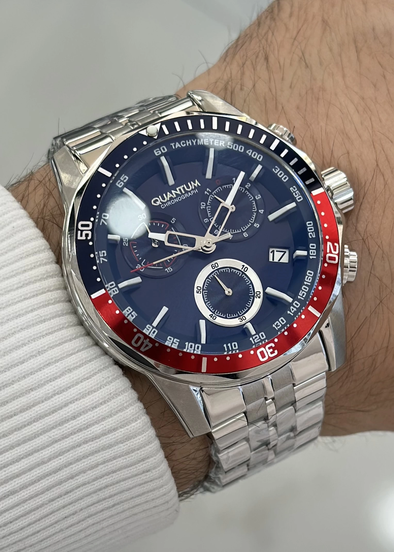 Quantum Çelik Kordon Fonksiyonlu Su Geçirmez Erkek Kol Saati