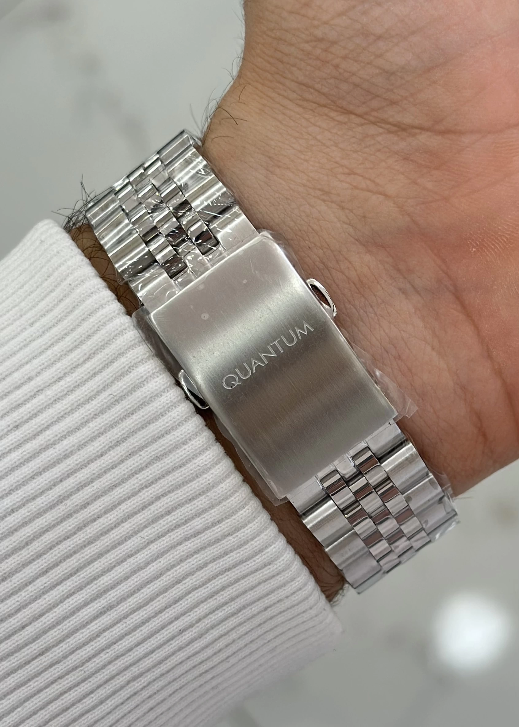 Quantum Çelik Kordon Fonksiyonlu Su Geçirmez Erkek Kol Saati