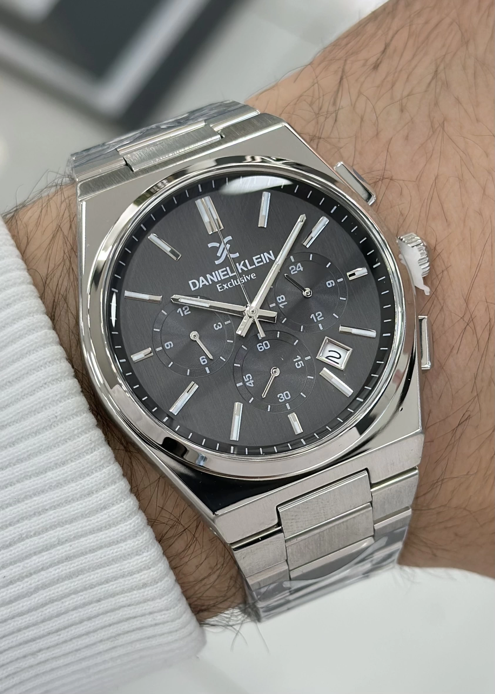 Daniel Klein Paslanmaz Çelik Kordon Fonksiyonlu Erkek Kol Saati Su Geçirmez