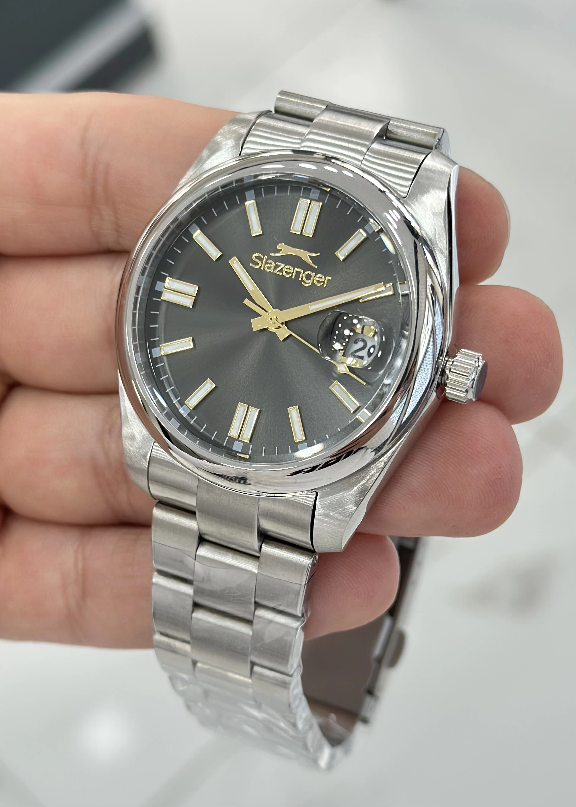 Orijinal 2 Yıl Garantili Su Geçirmez Çelik Kordon Takvimli Erkek Kol Saati