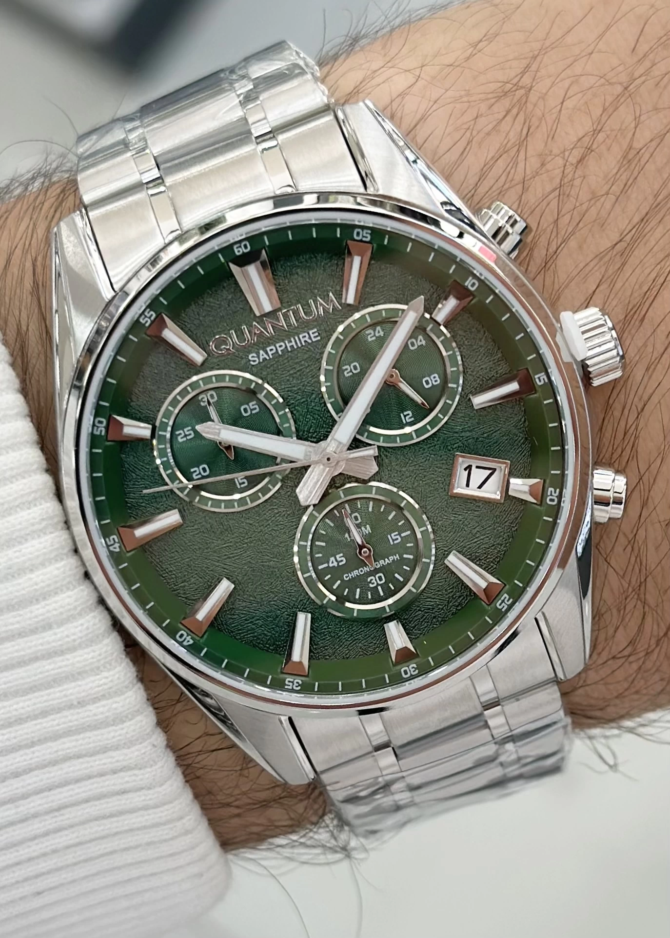 Quantum Orijinal 2 Yıl Garantili Su Geçirmez Çelik Kordon Fonksiyonlu Erkek Kol Saati